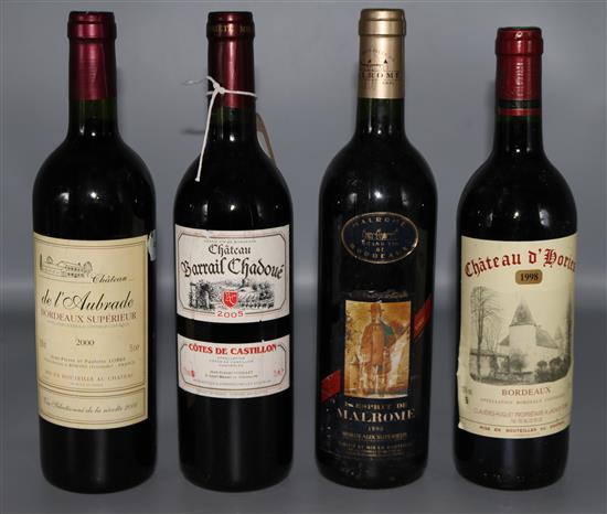 4 bottles Fine Bordeaux
